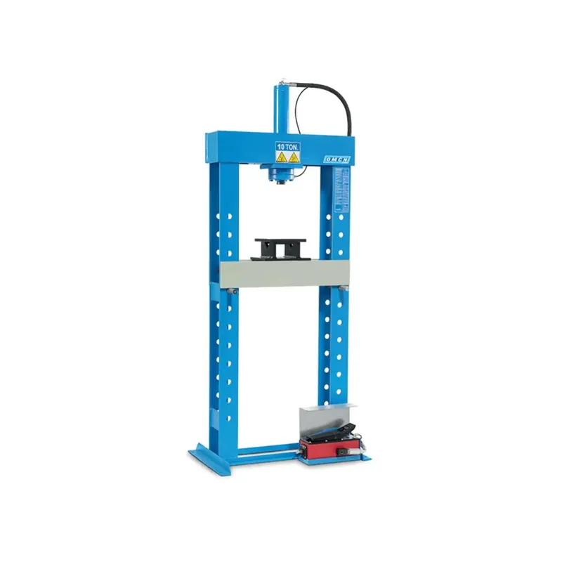 Abverkauf Hydraulic press with hydropneumatic foot pump 20 ton capacity - OMCN 156/IP