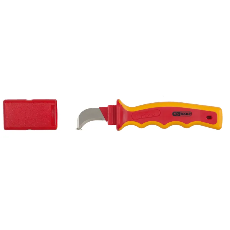 Beliebt Kabelmesser mit Schutzisolierung und Hakenklinge, 200mm