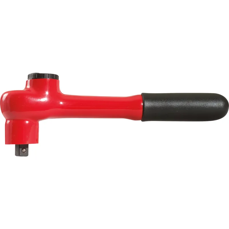 Expressversand 1/4" Umschaltknarre mit Schutzisolierung, 32 Zahn