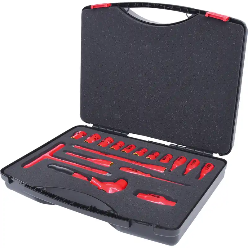3/8" Steckschlüssel-Satz mit isolierten Werkzeugen, 16-tlg Schneller Versand