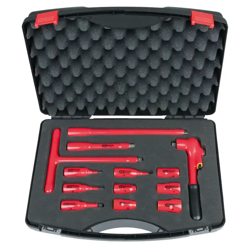 3/8" Steckschlüssel-Satz mit isolierten Werkzeugen, 13-tlg Angebot