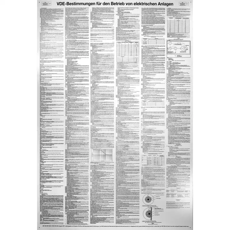 Saisonangebot Schild VDE-Bestimmungen
