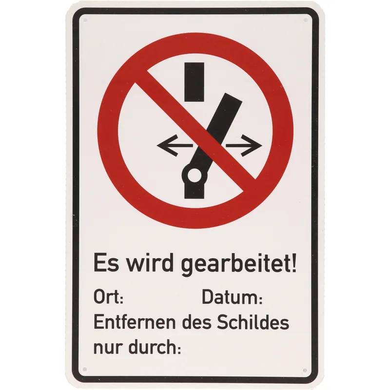 Warnschild Geerdet Direkt Vom Hersteller