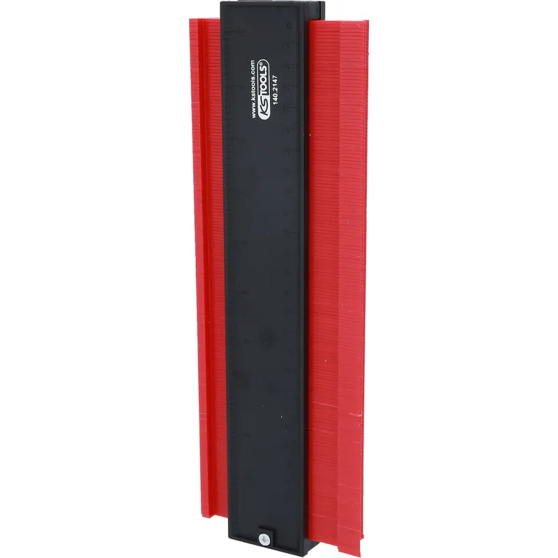 Sichere Zahlung Konturen-Lehre, Kunststoff, 280 mm lang