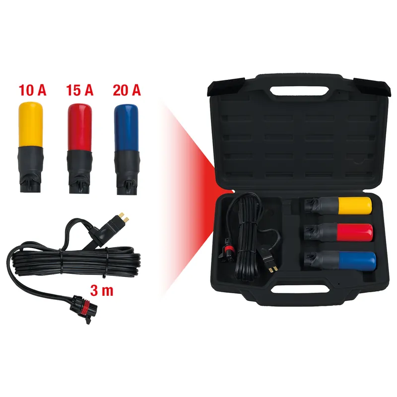 Neu Sicherungsautomaten-Satz (10A – 15A – 20A), 4-tlg